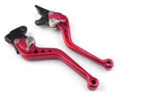 MANETE COM REGULAGEM (PAR) FAZER 250/XTZ 250 LANDER (VERMELHO)