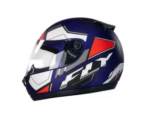 CAPACETE DRIVE HG (FOSCO) STUNT AZUL FOSCO/BRANCO/VERMELHO (60) ++