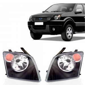Par de Farol Dianteiro com pisca Ford Ecosport ano 2002 a 2007