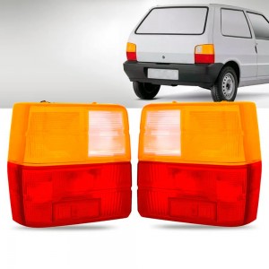 Par Lente Traseira Uno Ano 1985 A 2004 Tricolor Ar1221, Ar1222, COF25064, COF25074