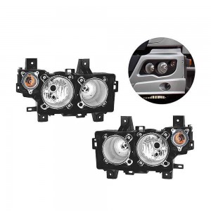 Par de Farol Dianteiro com pisca Mercedes Benz Atego ano 2012 em diante 9588201061, 9588201161