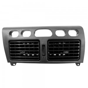 Moldura Painel Central Difusores De Ar Preta Fiat Palio Fire Young Strada Weekend Siena anos 1996 a 2007