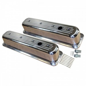 Par Tampa Válvula Centerbolt Polida Chevy Small Block SP8478