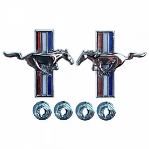 Par Emblema Painel de Porta Mustang 1969-1970 c9zb-6520820