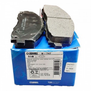 Pastilha Freio Dianteira com sensor Fiat Freemont Dodge Journey Chrysler Town & Country N747