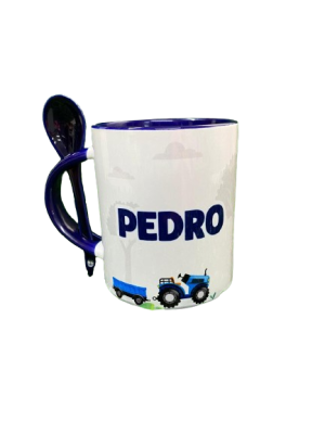 Caneca com Colher 325 ml - 