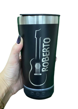 Copo Térmico 400ml com Caixa de Som - 