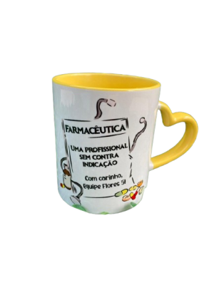 Caneca com Alça de Coração 325 ml - 