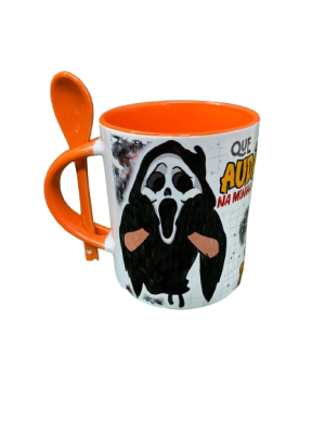 Caneca com Colher 325 ml