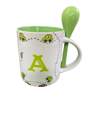 Caneca com Colher 325 ml - 