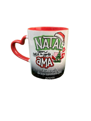 Caneca com Alça de Coração 325 ml - 