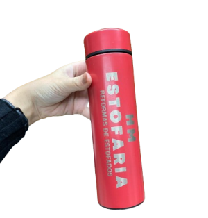Squeeze Térmica Inox 450 ml Display Led