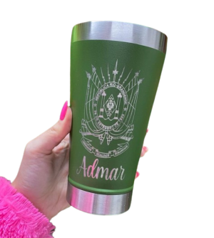 Copo Térmico Aço Inox com Tampa e Abridor 473ml - 