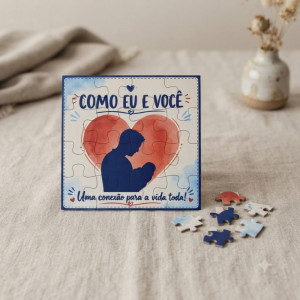 Quebra Cabeça MDF 16 Peças - 