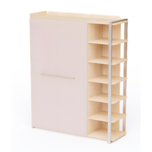 Armário Estante Alto com 2 portas e 5 prateleiras laterais - Linha Pampa - 1300mm x 425mm x 1700mm Armário Estante Alto com 2 portas e 5 prateleiras laterais - Linha Pampa - 1300mm x 425mm x 1700mm