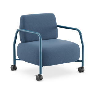 Sofá 31118 - 1 Lugar - Com Braço, Com Encosto e Com Rodízios 85 Nylon - Estrutura Colorida - Linha Boldy - Cavaletti (OBS: Rodízios frontais com trava e rodízios traseiros sem trava) Sofá 31118 - 1 Lugar - Com Braço, Com Encosto e Com Rodízios 85 Nylon - Estrutura Colorida - Linha Boldy - Cavaletti (OBS: Rodízios frontais com trava e rodízios traseiros sem trava)
