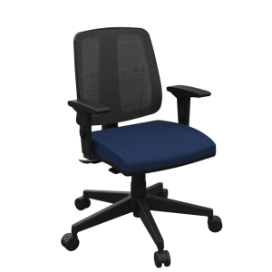 Cadeira para escritório executiva giratória 43103 SRE - Linha Flip - Braço SL - Cavaletti - Aranha Nylon Preto Cadeira para escritório executiva giratória 43103 SRE - Linha Flip - Braço SL - Cavaletti - Aranha Nylon Preto