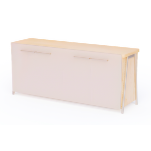 Armário Baixo 4 portas - Linha Pampa - 1800mm x 520mm x 740mm Armário Baixo 4 portas - Linha Pampa - 1800mm x 520mm x 740mm