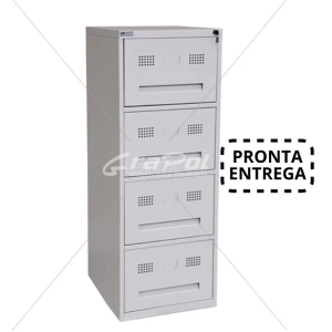 Arquivo de Aço 4 Gavetas Para Pasta Suspensa RAOC-4 - RCH - 0,50m Profundidade ( Altura menor de 1,17m) Arquivo de Aço 4 Gavetas Para Pasta Suspensa RAOC-4 - RCH - 0,50m Profundidade ( Altura menor de 1,17m)