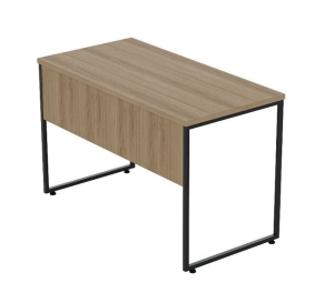 Mesa Retangular Pé Tubular Estilo Goleira - 1000mm x 600mm x 740mm - Linha Industrial - Estrutura Metálica Cor Chumbo Mesa Retangular Pé Tubular Estilo Goleira - 1000mm x 600mm x 740mm - Linha Industrial - Estrutura Metálica Cor Chumbo