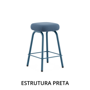 Banqueta 31151 - Altura 712mm - Estrutura Preta - Linha Boldy - Cadeiras Cavaletti Banqueta 31151 - Altura 712mm - Estrutura Preta - Linha Boldy - Cadeiras Cavaletti