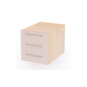 Gaveteiro Fixo 3 gavetas - Linha Pampa - 400mm x 555mm x 460mm Gaveteiro Fixo 3 gavetas - Linha Pampa - 400mm x 555mm x 460mm