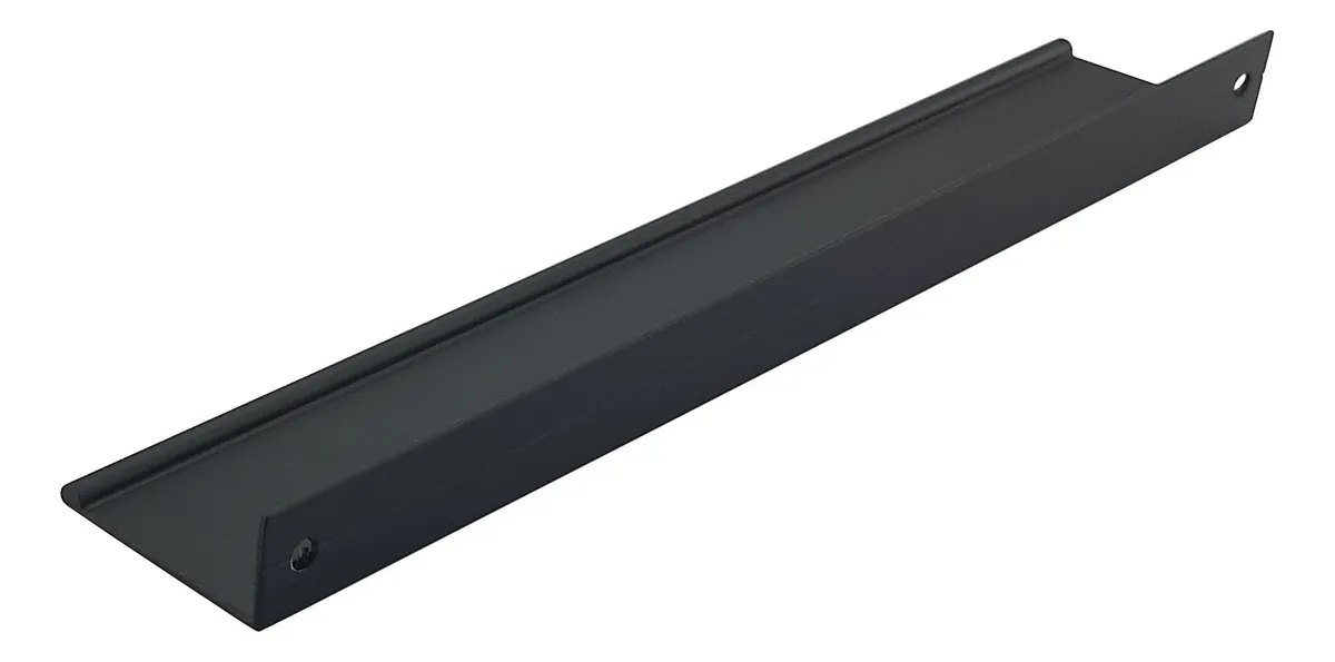 PUXADOR SLIM CLEAN PRETO FOSCO 128MM - 