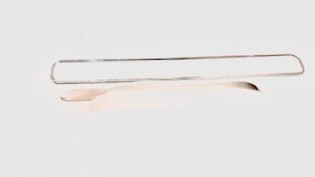 PUXADOR CROMADO UV BRANCO BERTOLINI 192MM