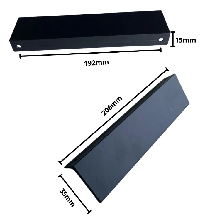 PUXADOR SLIM ACETINADO 192MM - 