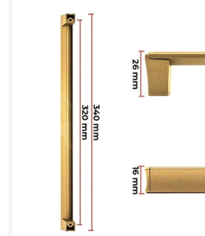 Puxador Espaço 128mm - 