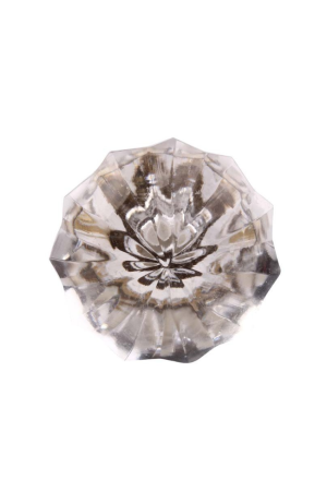 Puxador Luxuoso Formato Diamante Em Vidro Lapidado - Puxador Luxuoso Formato Diamante Em Vidro Lapidado 2