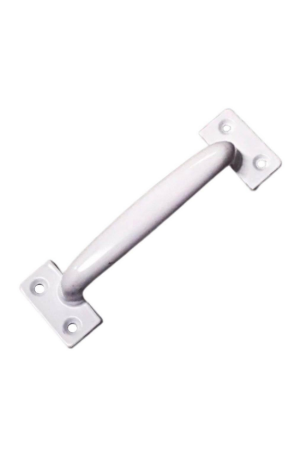 Puxador Serralheiro Branco 120mm - Puxador Serralheiro Branco 120mm
