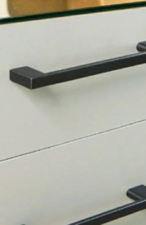 Puxador Preto Fosco 224mm- Italy line - Puxador Preto Fosco 224mm- Itali Line 4