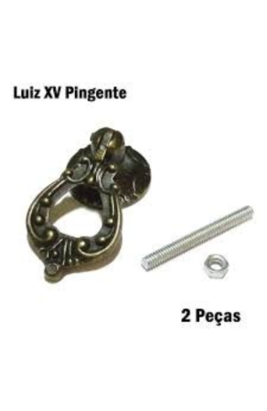 PUXADOR COLONIAL LUIZ XV PINGENTE - Puxador Colonial Luiz XV pingente 3