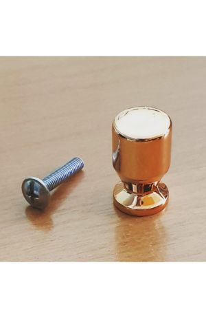 Puxador Para Móvel Ponto  Rose Gold - Puxador Para Móvel Ponto Dourado 2