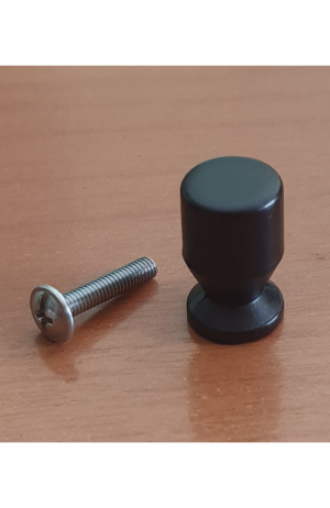 Puxador Para Móvel Ponto  Preto - PUXADOR PONTO PRETO E DOURADO