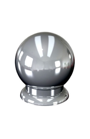 Conjunto  com 10 Puxadores Bola Grande Cromado para Armários- Gavetas é Guarda Roupas - INOVART