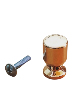 Puxador Para Móvel Ponto  Rose Gold - Puxador Para Móvel Ponto Dourado