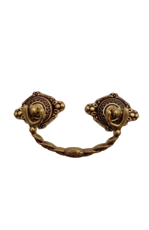 Puxador Para Móveis Colonial Dourado Antigo 64 mm - ItalyLine