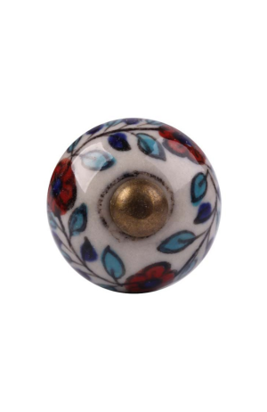 Puxador Cerâmica Redondo Flora - Puxador Cerâmica Redondo Flora 3