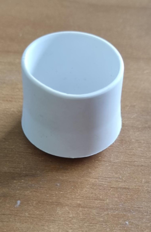 Ponteira Pvc Para Móveis Externa Branca - 1-1/2 ou 38,10 mm - Ponteira Pvc Para Móveis Externa Branca - 1-1/2 ou 38,10 mm 3