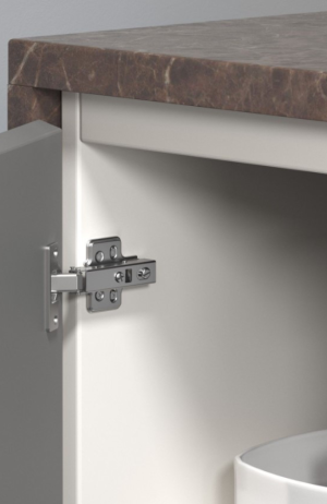 10 Dobradiça Reta  Caneco 35mm  Com Amortecedor Proporciona um Fechamento Suave e Silencioso - Metalnox - 10 Dobradiça Reta Caneco 35mm 4