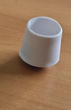 Ponteira Pvc Para Móveis Externa Branca - 1-1/4 ou 31,75 mm - Ponteira Pvc Para Móveis Externa Branca - 1-1/4 ou 31,75 mm 2