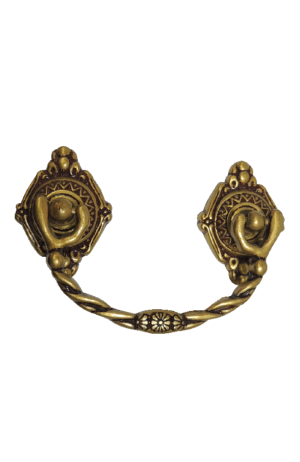 Puxador Para Móveis Colonial Dourado Antigo 64 mm - ItalyLine - Puxador Para Móveis Colonial Dourado Antigo 64 mm - ItalyLine 3