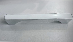 PUXADOR CROMADO UV BRANCO BERTOLINI 192MM