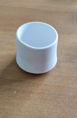 Ponteira Pvc Para Móveis Externa Branca - 1 ou 25,40 mm