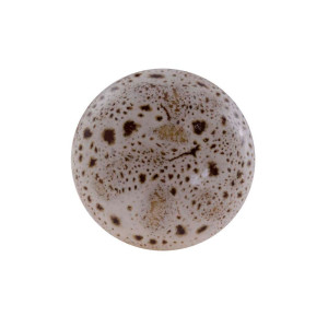 Puxador Decorativo Branco com Pigmentos Soft em Cerâmica - 