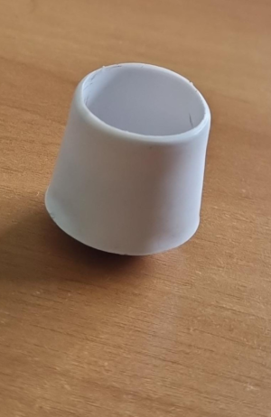 Ponteira Pvc Para Móveis Externa Branca - 1-1/2 ou 38,10 mm - Ponteira Pvc Para Móveis Externa Branca - 1-1/2 ou 38,10 mm 2