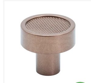 Kit - 2 Puxadores Carimbo Ponto Bronze - 