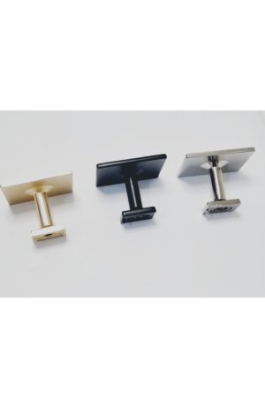 Puxador Dritto Preto 30mm - Italy Line - Puxador Dritto 30mm Aço Escovado - Italy Line 2